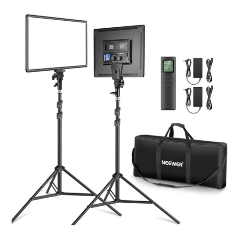 ALQUILER KIT ILUMINACIÓN NEEWER PACK 2 X 45W